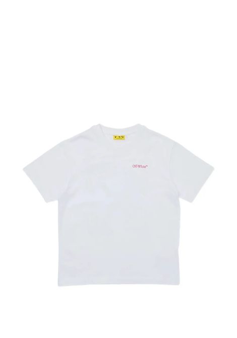 T-shirt con stampa OFF WHITE KIDS | OGAA001S26JER005100